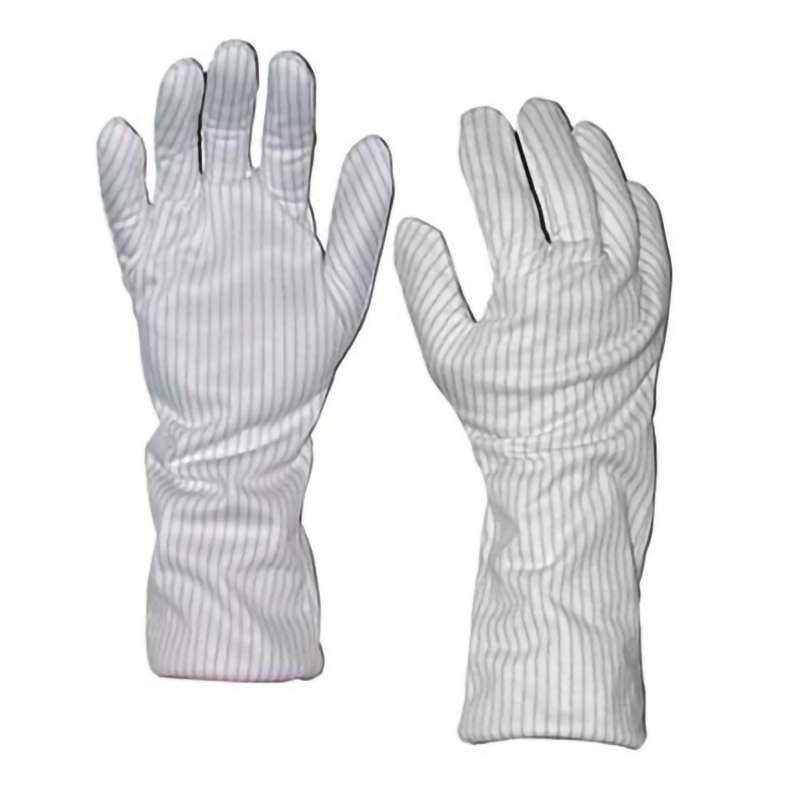 Hot Gloves, Static Safe, Polyester, 14in, ESD-Safe